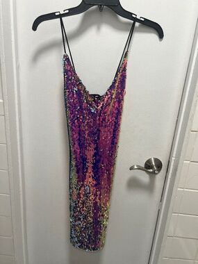 by & by Sequin Mini Dress NWT size S